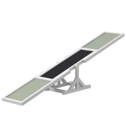 Wooden Dog Agility Seesaw for Training and Exercise, White (Option: White-815x350x150 mm)